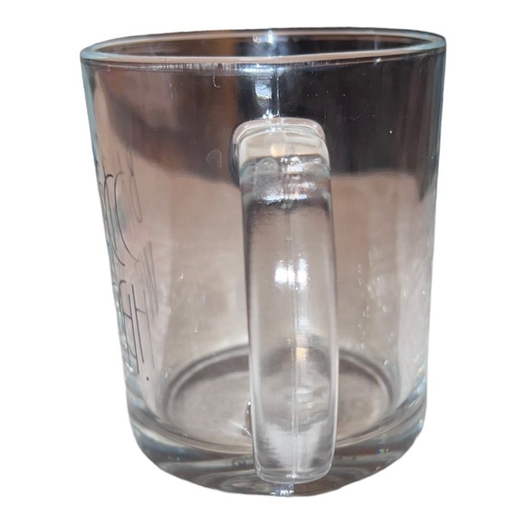 NIB RAE DUNN Clear Glass BASIC WITCH Mug 18 Oz Halloween - Picture 6 of 9